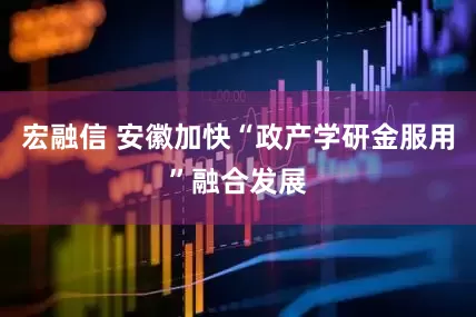 宏融信 安徽加快“政产学研金服用”融合发展