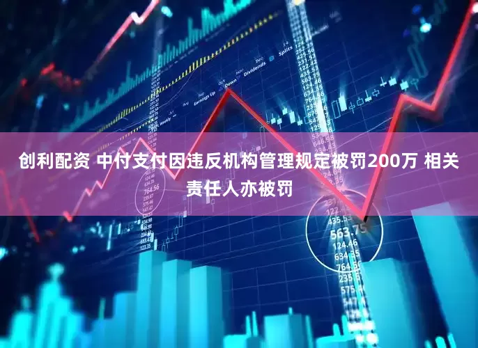 创利配资 中付支付因违反机构管理规定被罚200万 相关责任人亦被罚
