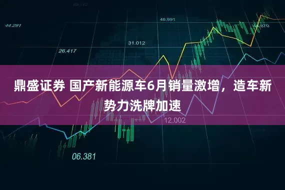 鼎盛证券 国产新能源车6月销量激增，造车新势力洗牌加速